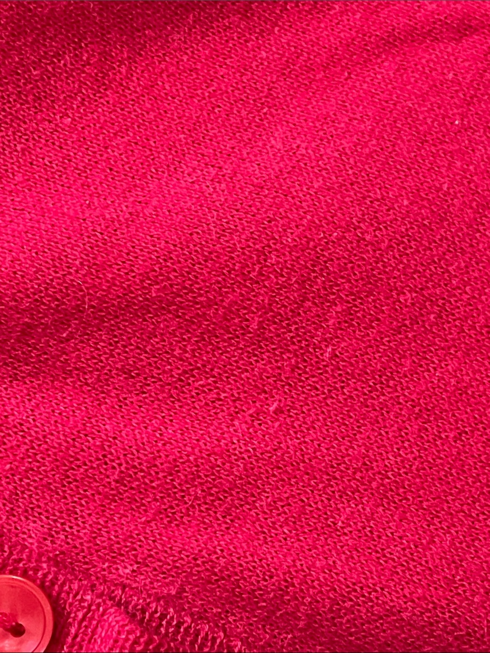 Victoria's Secret Lightweight Long & Lean Button-Front Cardigan Red Large - Picture 14 of 14